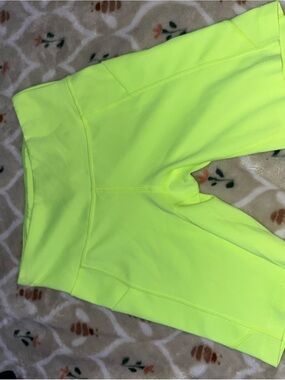 Neon Yellow High-Waist Active Leggings